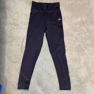 Adidas AEROREADY purple leggings